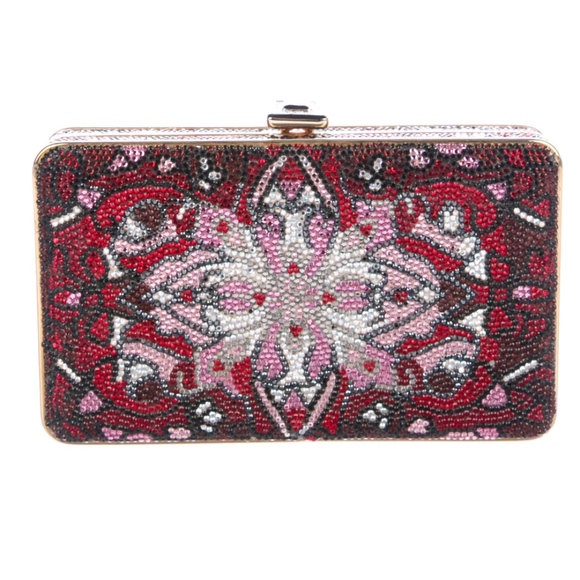 Judith Leiber Handbags - JUDITH LEIBER - Crystal-Embellished Frame Clutch